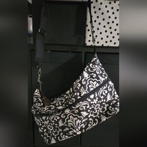 Thirty One Black and White Patterned Women's Bag